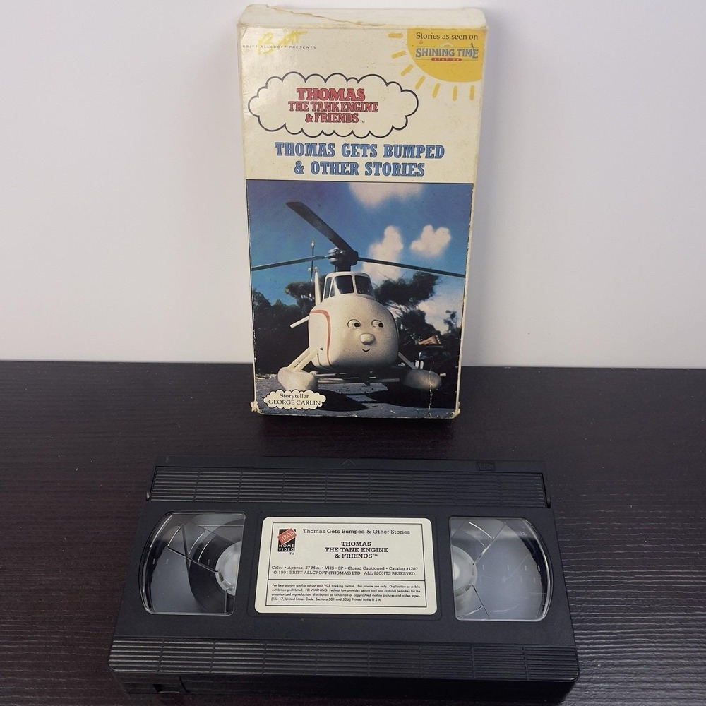 Thomas The Tank Engine & Friends Thomas Gets Bumped VHS Tape 1992 Train Cartoon - Picture 1 of 5